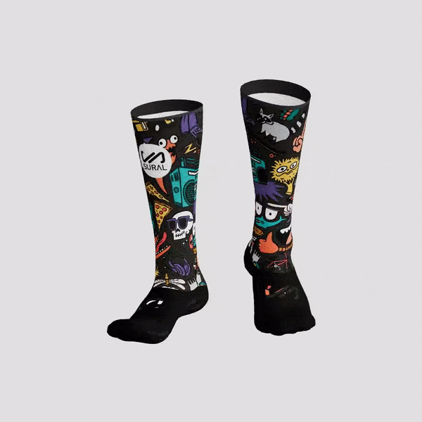 Calcetín Técnico Alto Sublimado COLOURS SERIES