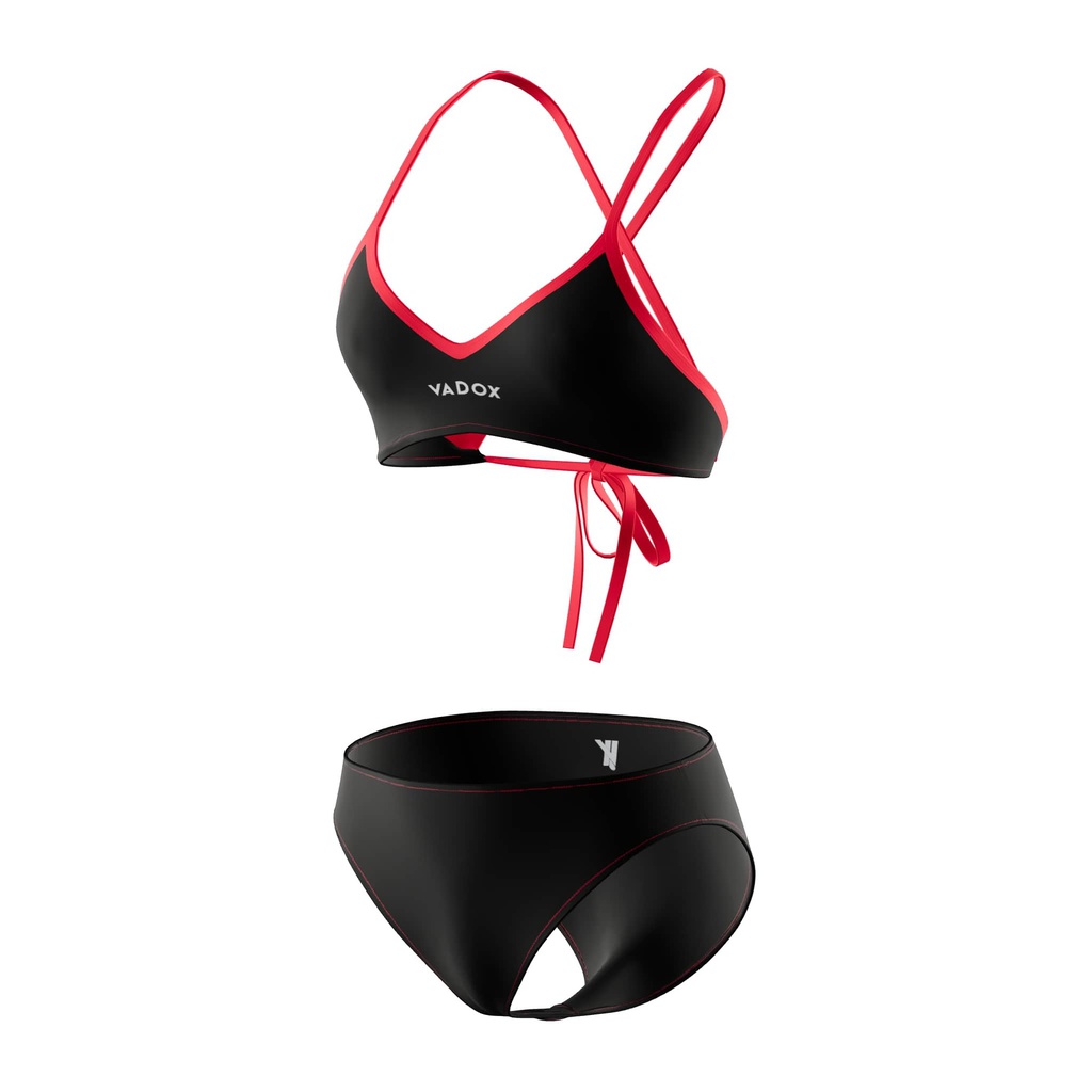 Vadox Bañador Entrenamiento Mujer Bikini Janet Black