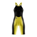 Vadox Bañador Competicion Mujer F14 Open Back Black-Yellow