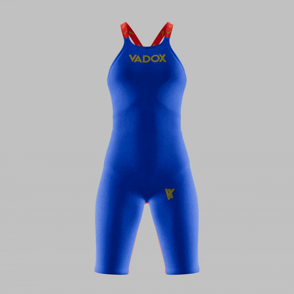 Vadox Bañador Competicion Mujer F14 Open Back Royal-Red