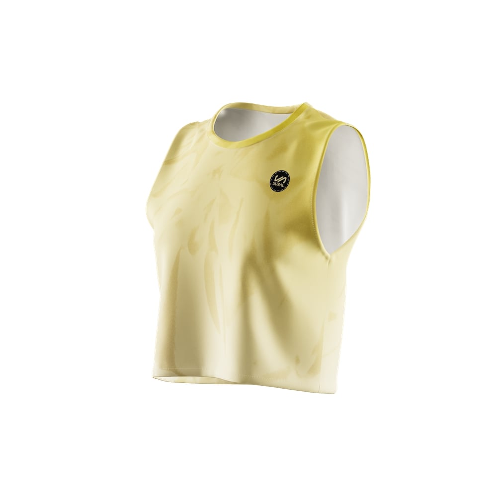 Camiseta Crop Top Sin Mangas Mujer XFIT