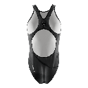 Bañador Natación Mujer Tirante Ancho BLACK DYE