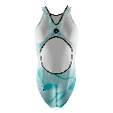 Bañador Natación Mujer Tirante Ancho MINT DYE