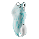 Bañador Natación Mujer Tirante Ancho MINT DYE