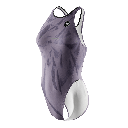 Bañador Natación Mujer Tirante Ancho MAUVE DYE