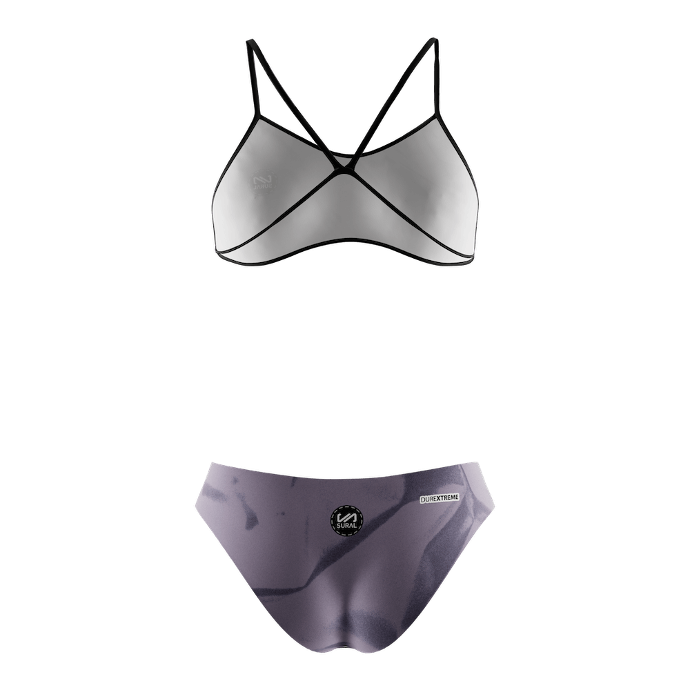 Bikini Natación Mujer Tirante Estrecho MAUVE DYE
