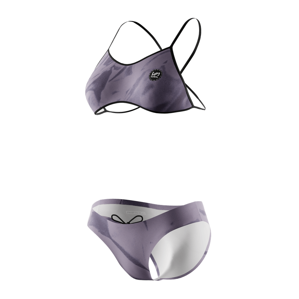 Bikini Natación Mujer Tirante Estrecho MAUVE DYE