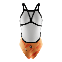 Bañador de Mujer Tirante Estrecho ORANGE DYE