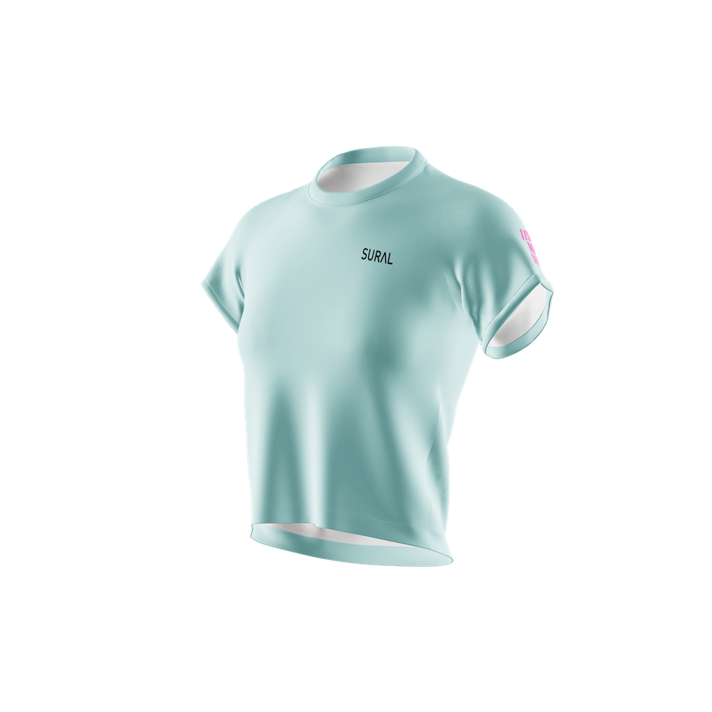 Camiseta Crop Top Manga corta Mujer XFIT CROP WOMAN SNATCH