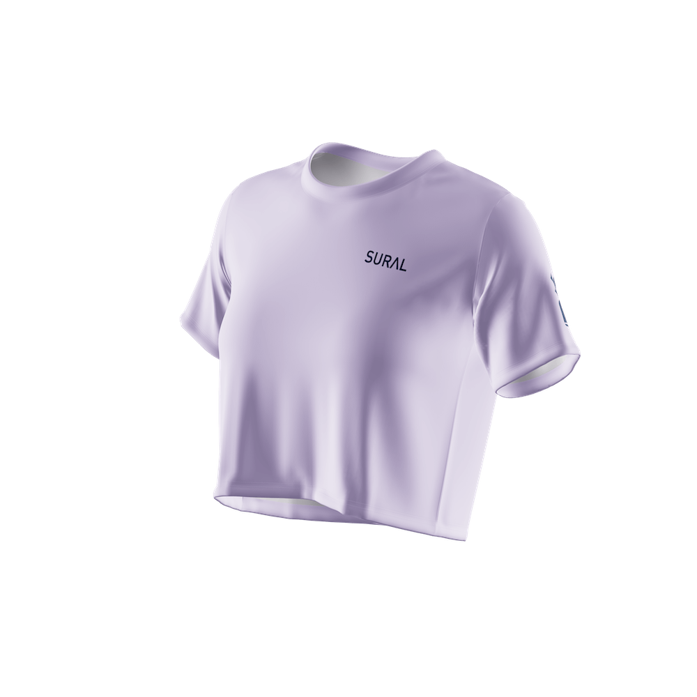 Camiseta Crop Top Manga corta Mujer XFIT CROP SELF MADE SURAL