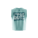 Camiseta Crop Top Sin Mangas Mujer XFIT TOP ENGINE