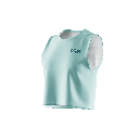 Camiseta Crop Top Sin Mangas Mujer XFIT TOP ENGINE