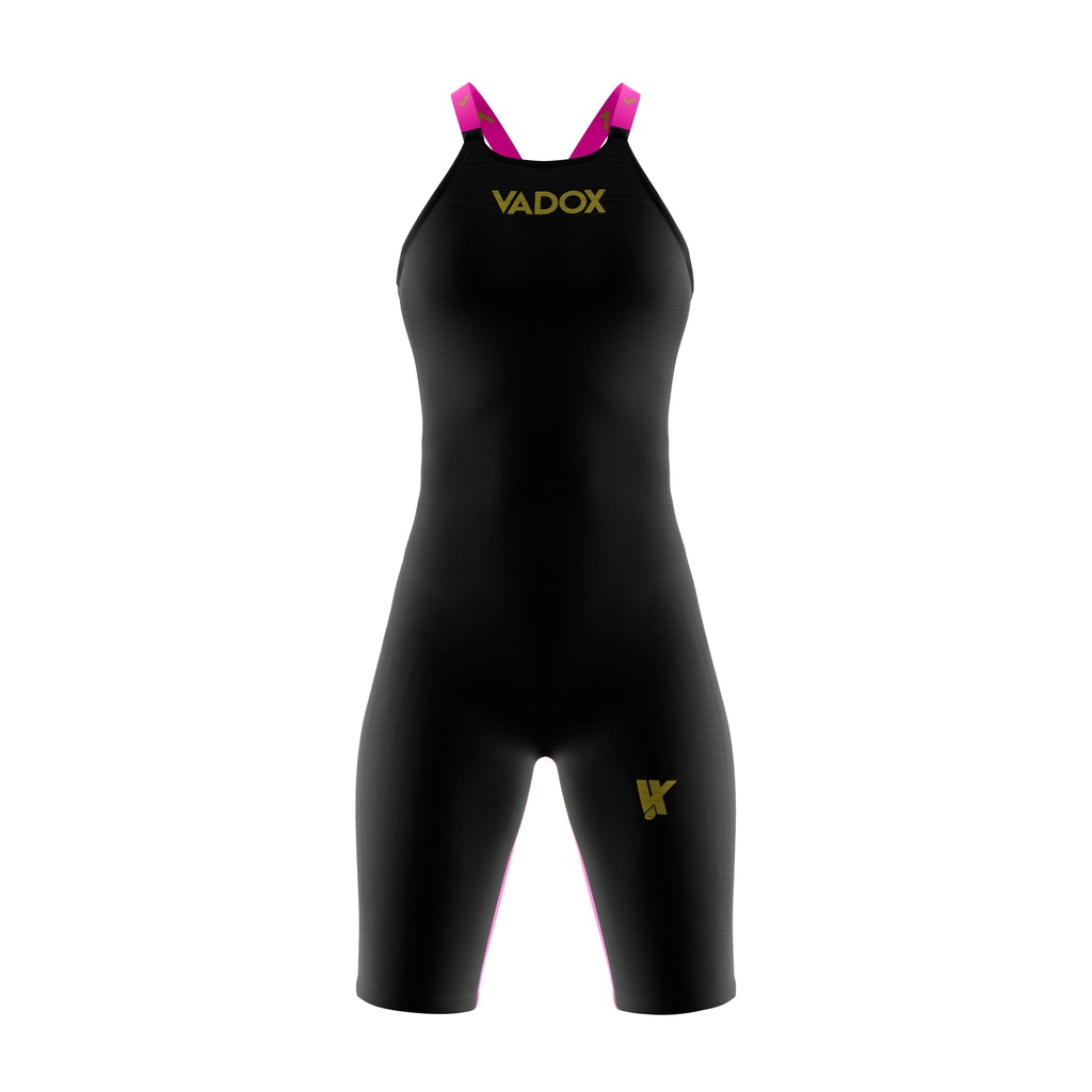 Vadox Bañador Competición Mujer F14 Closed Back Black-Pink
