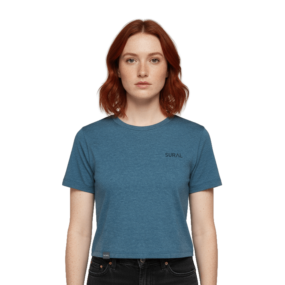 Camiseta Cotton Crop Top Mujer - LOOP