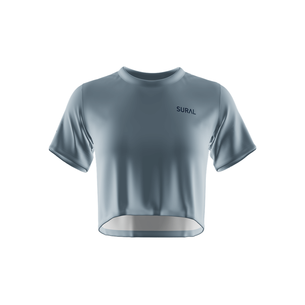 Camiseta Crop Top Manga corta Mujer XFIT CROP STRONG IS FUNCTIONAL