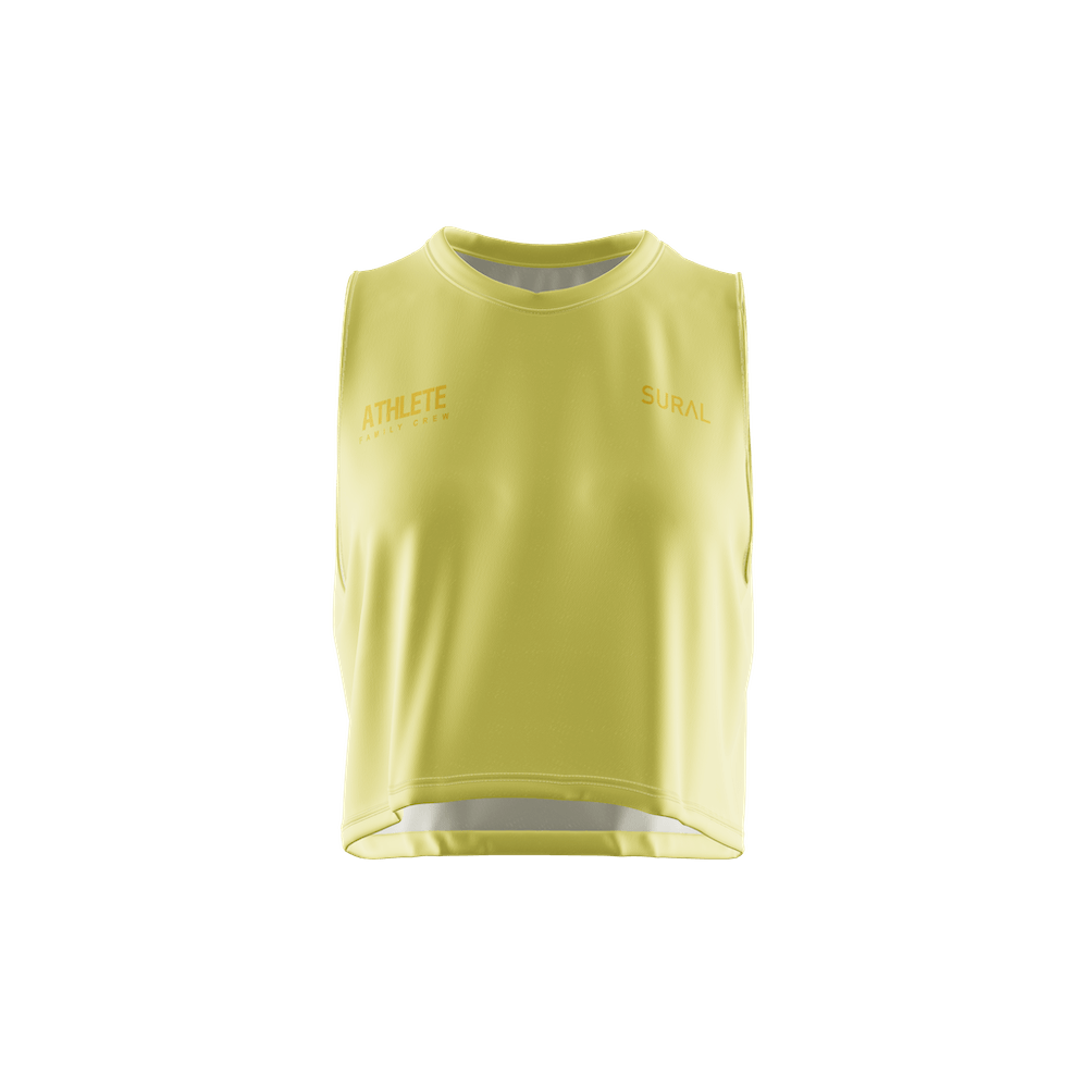 Camiseta Crop Top Sin Mangas Mujer XFIT TOP SURAL - ATHLETE