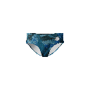 Slip Natación Hombre 10 cm BLUE CAMUFLAGE