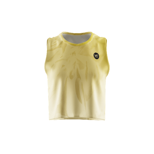 [XT-753] Camiseta Crop Top Sin Mangas Mujer XFIT TOP