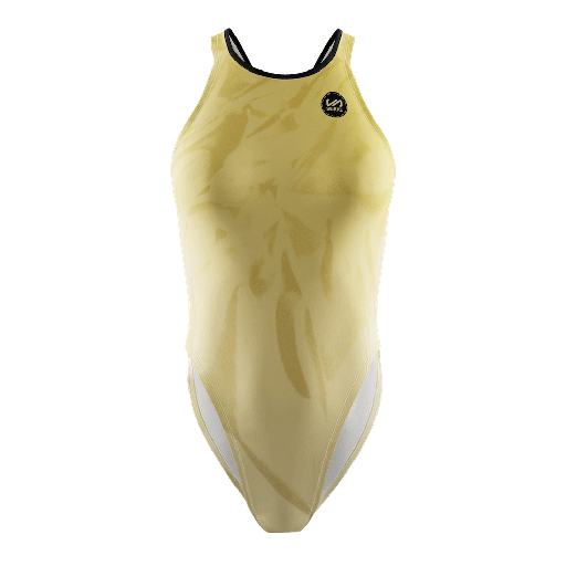 [SW-268] Bañador Natación Mujer Tirante Ancho YELLOW DYE