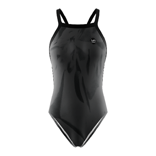 [SW2262] Bañador de Mujer Tirante Estrecho BLACK DYE