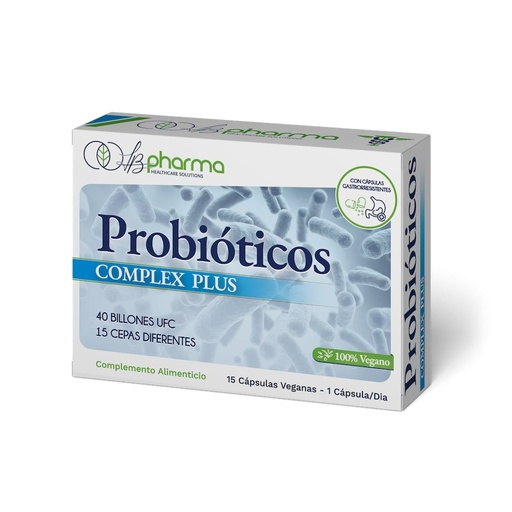 [LB-17] LB PHARMA PROBIÓTICOS 15 CAPSULAS