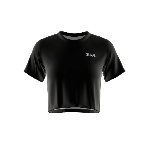 [XT-752] Camiseta Crop Top Manga corta Mujer XFIT CROP STRONG IS FUNCTIONAL